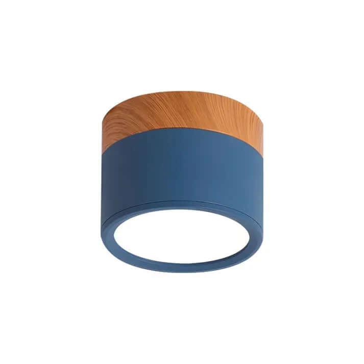 Plafón LED cilíndrico moderno