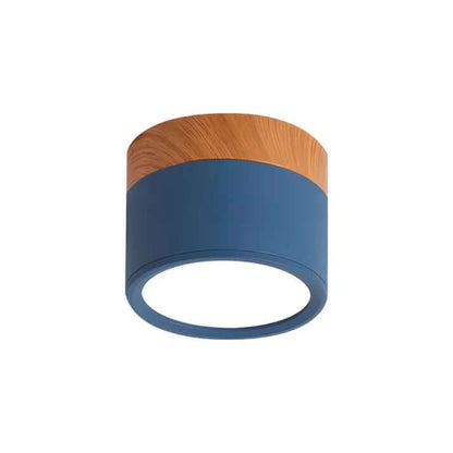 Plafón LED cilíndrico moderno