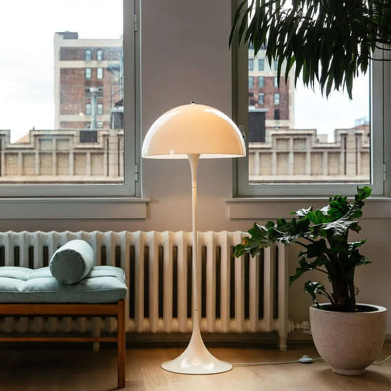 Elegante lámpara de pie LED - Diseño Sponge