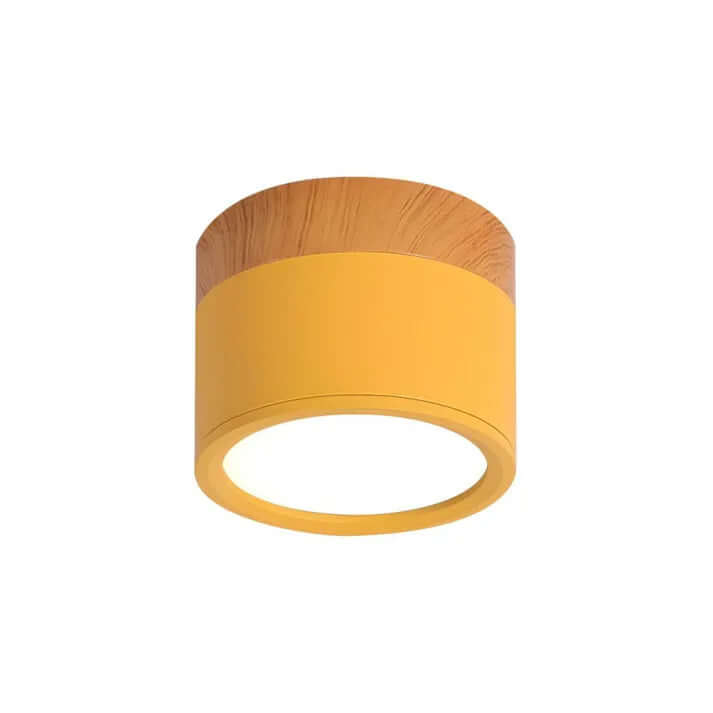 Plafón LED cilíndrico moderno