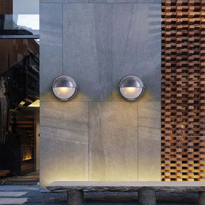 Elegante Lámpara de Pared de Cristal Impermeable