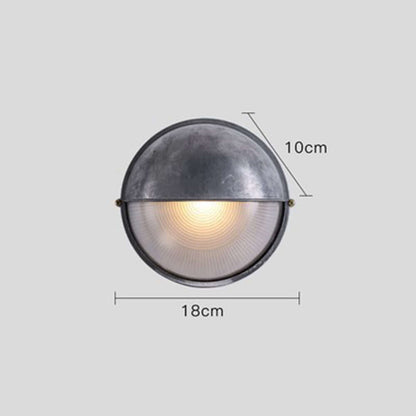 Elegante Lámpara de Pared de Cristal Impermeable