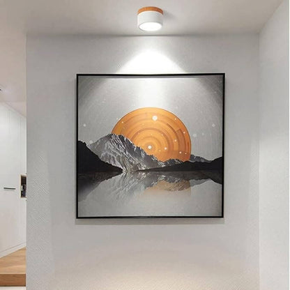 Plafón LED cilíndrico moderno