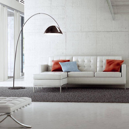 Elegante Lámpara de Pie con Brazo Ajustable - Diseño Escandinavo