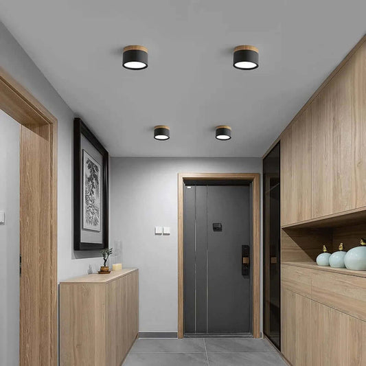 Plafón LED cilíndrico moderno