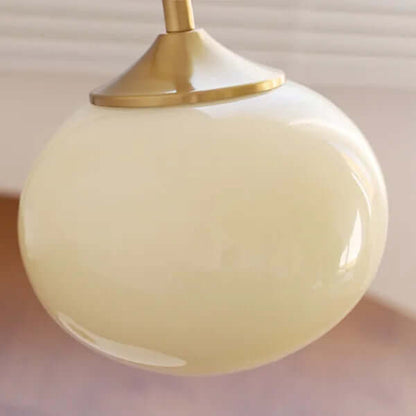 Elegante lámpara de sobremesa de cristal y metal - Ambiente acogedor