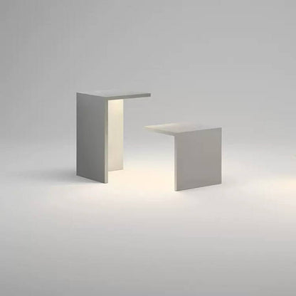 Lámpara solar de exterior moderna - Elegante diseño en hormigón