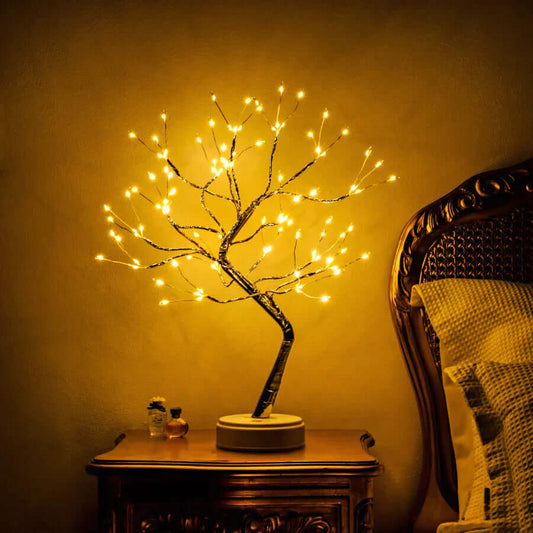 Lámpara LED en forma de árbol con 108 LED
