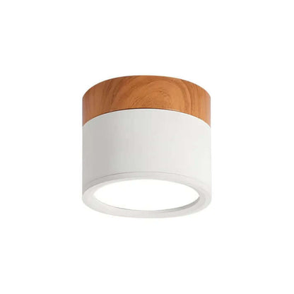 Plafón LED cilíndrico moderno