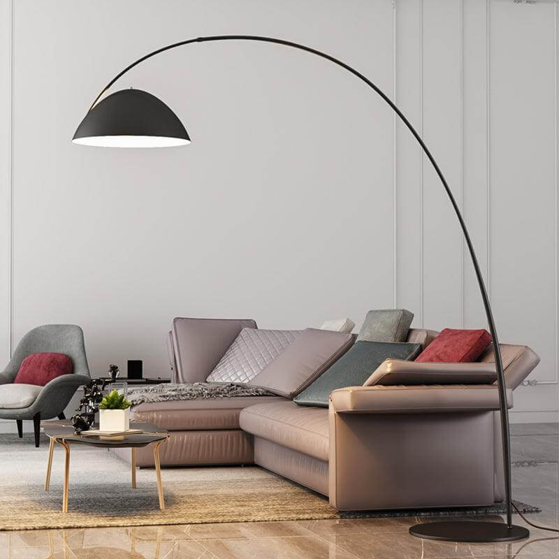 Elegante Lámpara de Pie con Brazo Ajustable - Diseño Escandinavo