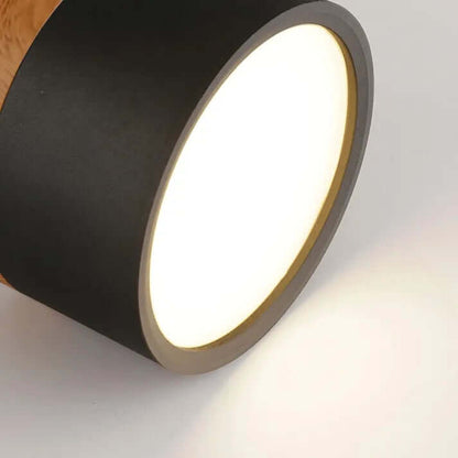 Plafón LED cilíndrico moderno