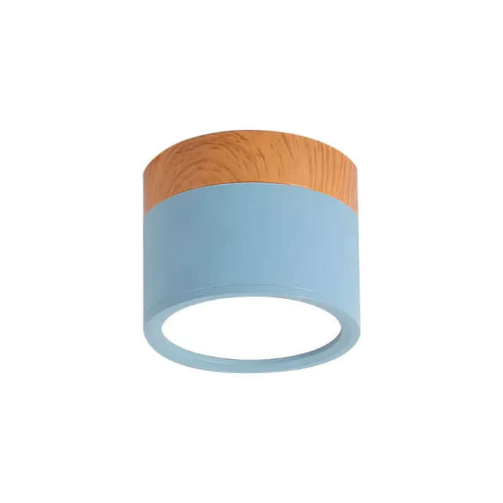 Plafón LED cilíndrico moderno