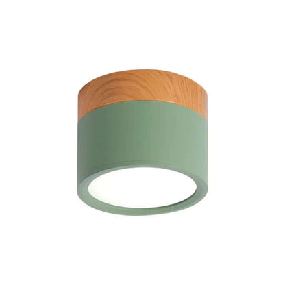 Plafón LED cilíndrico moderno