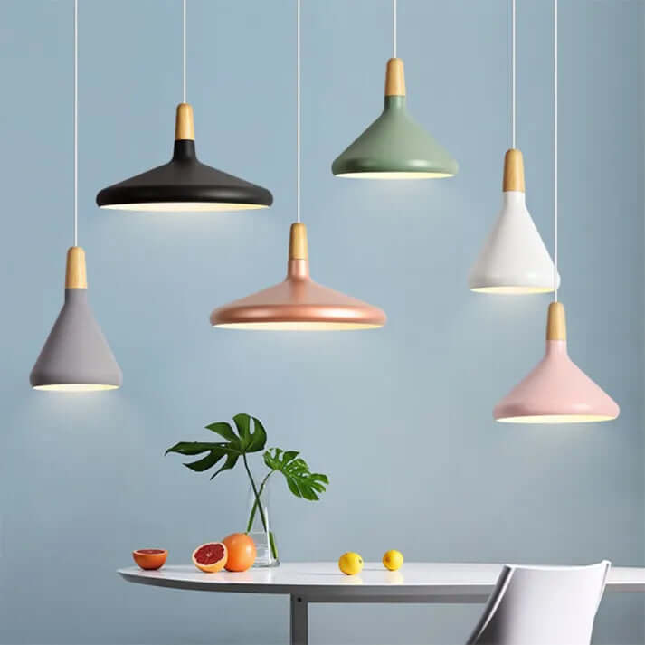 Lámpara colgante cónica - Diseño moderno