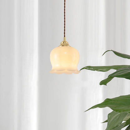 Lámpara colgante Flower - Iluminación elegante y natural