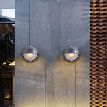 Elegante Lámpara de Pared de Cristal Impermeable