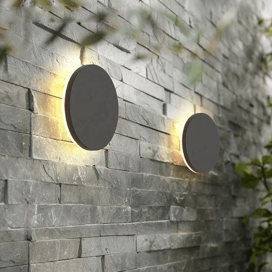 Aplique LED minimalista para exteriores