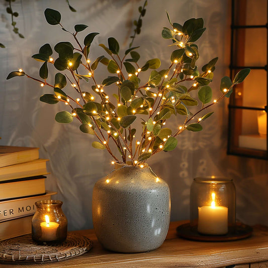 Rama de olivo Luz LED - Luz decorativa