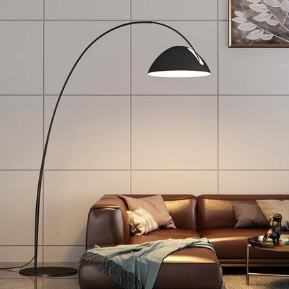 Elegante Lámpara de Pie con Brazo Ajustable - Diseño Escandinavo