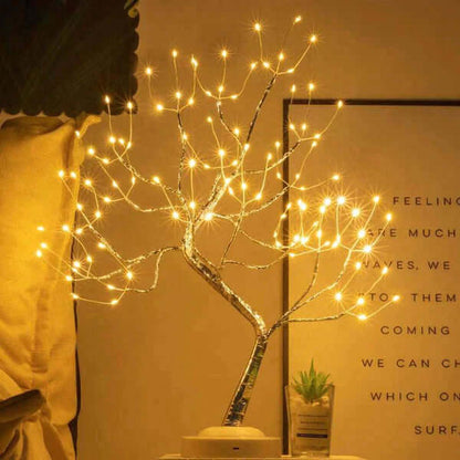 Lámpara LED en forma de árbol con 108 LED