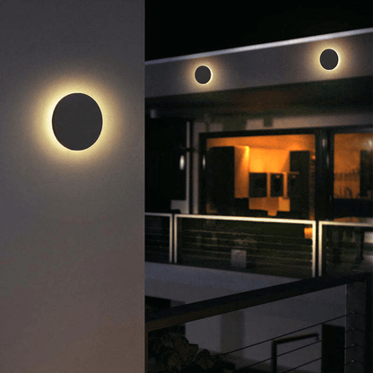 Aplique LED minimalista para exteriores