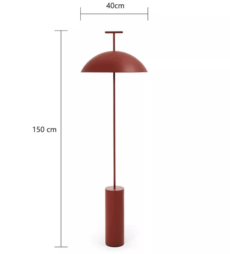 Lámpara de pie minimalista para hogares modernos