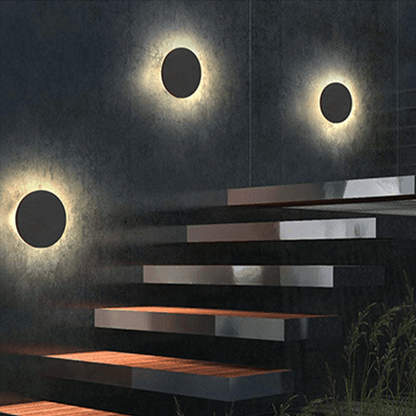 Aplique LED minimalista para exteriores