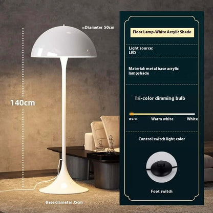 Elegante lámpara de pie LED - Diseño Sponge