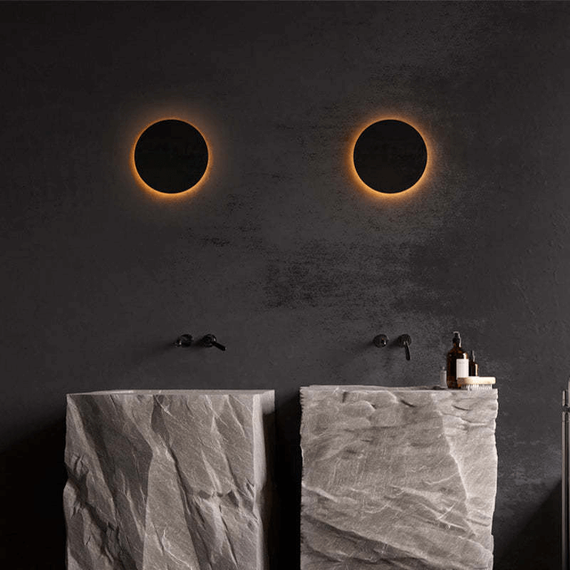 Aplique LED minimalista para exteriores