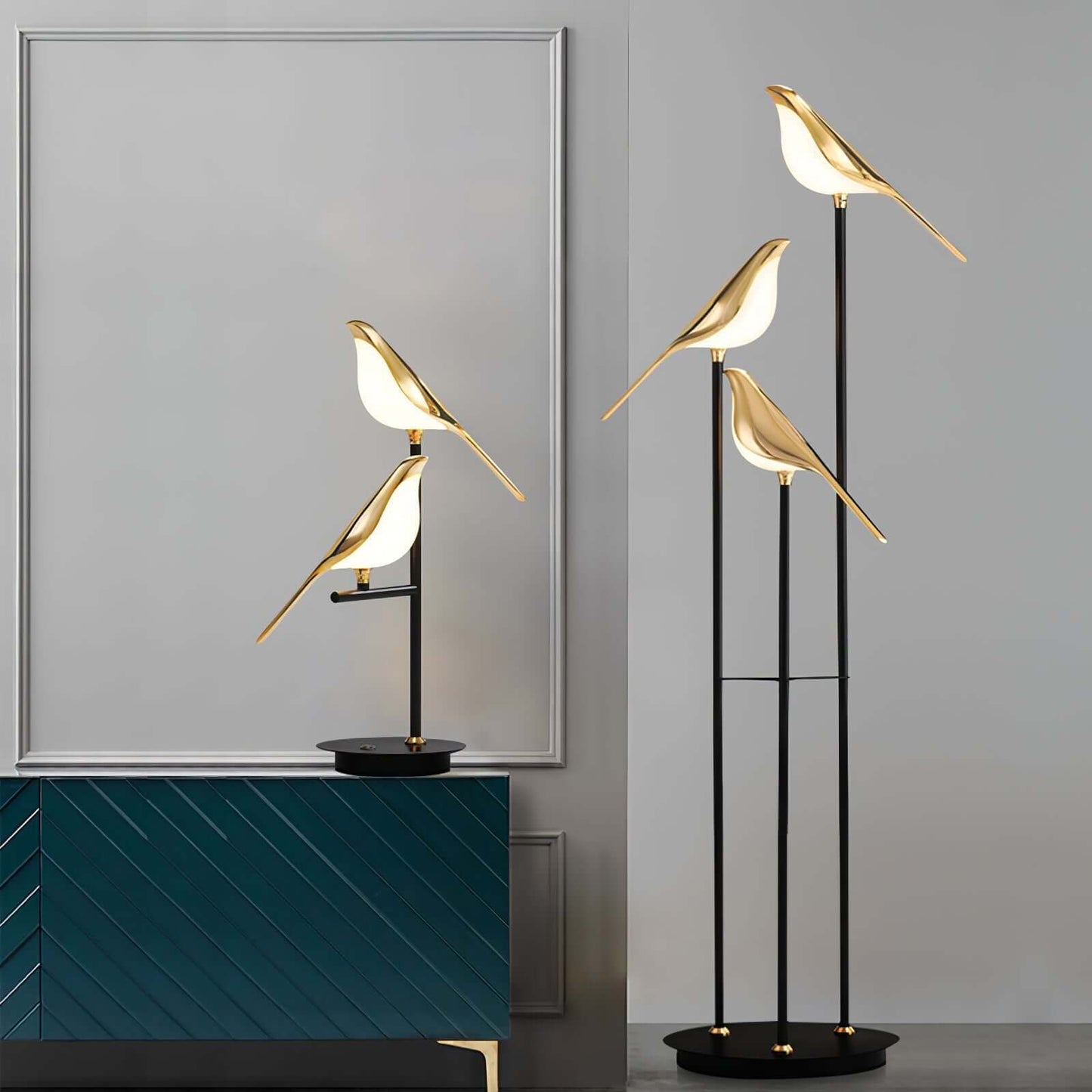 Elegante Lámpara de Pie - Diseño Moderno