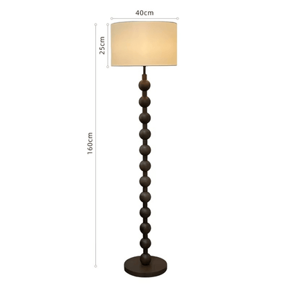 Japandi Lámpara de pie de madera - Iluminación minimalista y elegante