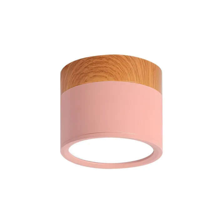 Plafón LED cilíndrico moderno