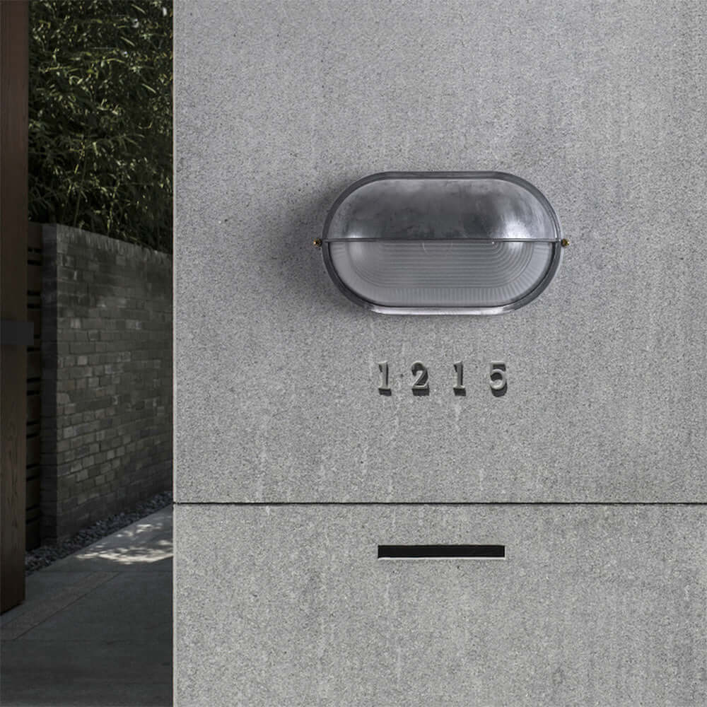 Elegante Lámpara de Pared de Cristal Impermeable