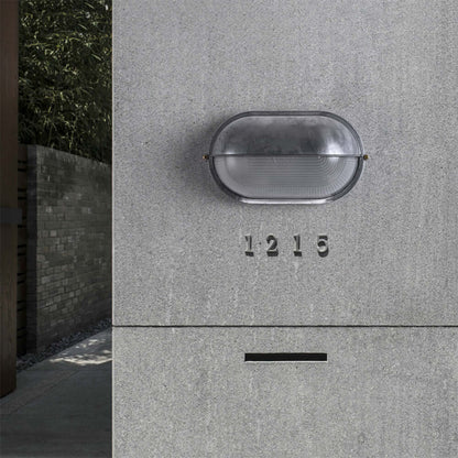 Elegante Lámpara de Pared de Cristal Impermeable