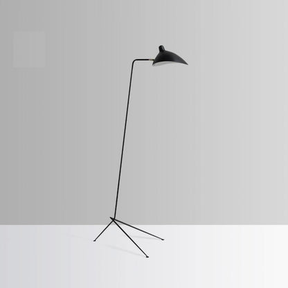 Elegante lámpara de pie con 3 brazos regulables