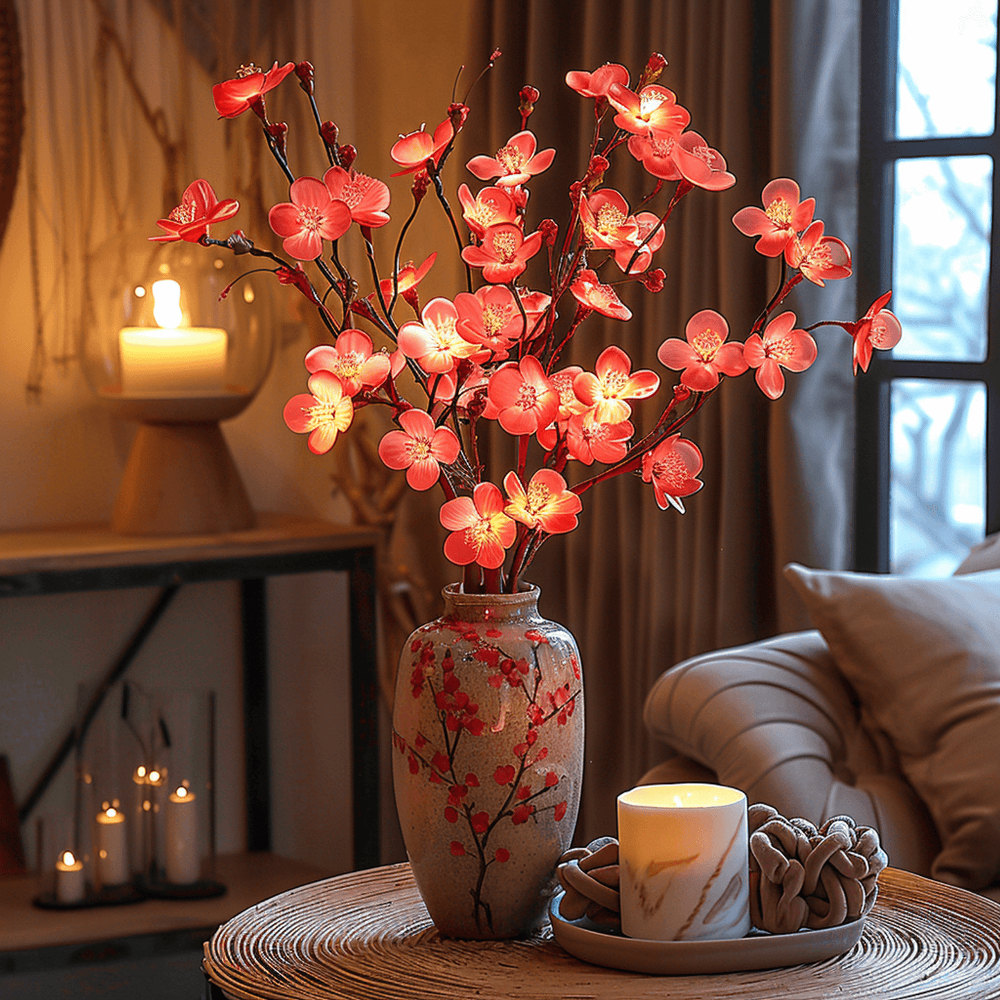 Rama de olivo Luz LED - Luz decorativa