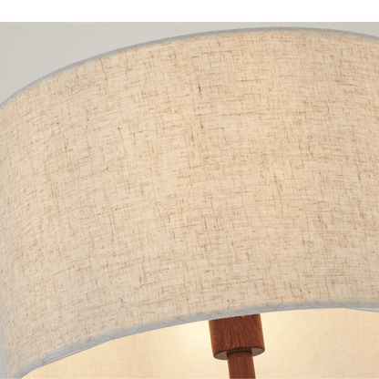 Japandi Lámpara de pie de madera - Iluminación minimalista y elegante