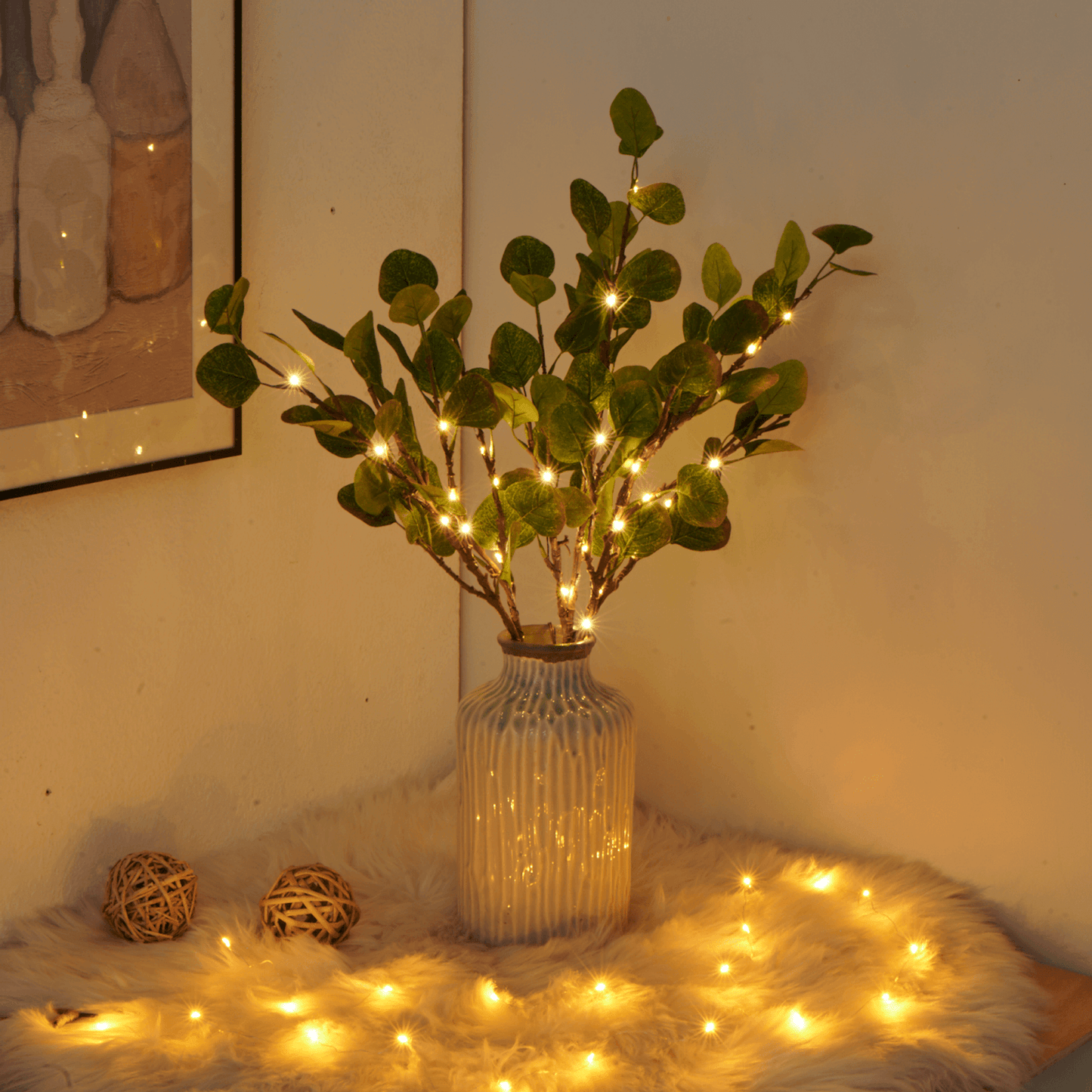 Rama de olivo Luz LED - Luz decorativa
